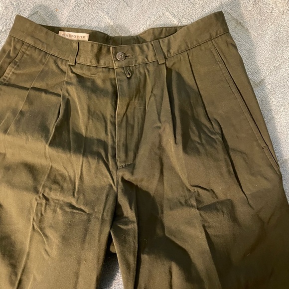 Claiborne Olive Green Wide-Leg Pants Size 32L - Picture 8 of 9
